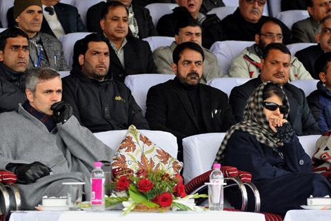 Mehbooba makes first public appearance after Mufti's demise